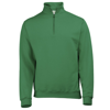 Sophomore ¼ Zip Sweatshirt in kelly-green