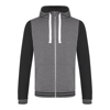 Urban Varsity Zoodie in charcoal-jetblack