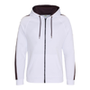 Sports Polyester Zoodie in arcticwhite-jetblack