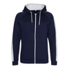 Sports Polyester Zoodie in oxfordnavy-arcticwhite