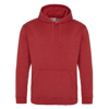 Washed Hoodie in washed-fire-red