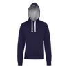 Chunky Hoodie in oxford-navy