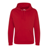 Heavyweight Hoodie in fire-red