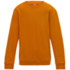 Kids Awdis Sweatshirt in orange-crush