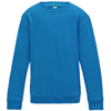Kids Awdis Sweatshirt in sapphire-blue