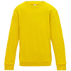 Kids Awdis Sweatshirt in sun-yellow