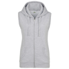 Girlie Sleeveless Zoodie in heather-grey