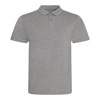 Triblend Polo in heather-grey