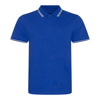 Stretch Tipped Polo in royal-white