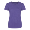 Girlie Triblend T in heather-purple