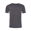 Washed T in washed-charcoal