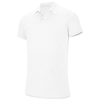 Melange Short Sleeve Polo Shirt in white