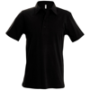 Jersey Polo Short Sleeve in black