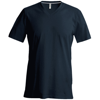 Short Sleeve V-Neck T-Shirt in dark-grey