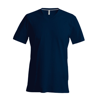 Short Sleeve V-Neck T-Shirt in navy