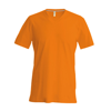 Short Sleeve V-Neck T-Shirt in orange