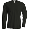 Long Sleeve Crew Neck T-Shirt in black