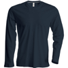 Long Sleeve Crew Neck T-Shirt in dark-grey