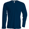 Long Sleeve Crew Neck T-Shirt in navy