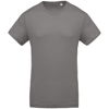 Organic Cotton Crew Neck T-Shirt in storm-grey