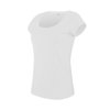Women'S Boat Neck T-Shirt in white