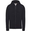 Organic Zipped Hoodie in french-navy-heather