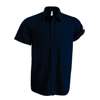 Tropical Short Sleeved Shirt in navy