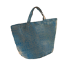 Fashion Jute Bag in natural-inkblue