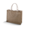 Jute Beach Bag in capuccino