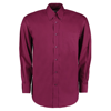 Corporate Oxford Shirt Long Sleeved in burgundy
