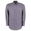 Corporate Oxford Shirt Long Sleeved in charcoal