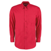 Corporate Oxford Shirt Long Sleeved in red