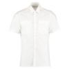 Pilot Shirt Short Sleeved in white