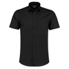 Poplin Shirt Short Sleeve in black