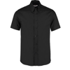 Tailored Fit Premium Oxford Shirt Short Sleeve in black