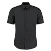 Slim Fit Business Shirt Short Sleeve in black