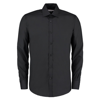 Slim Fit Business Shirt Long Sleeve in black