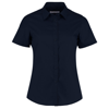 Women'S Poplin Shirt Short Sleeve in dark-navy