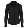 Women'S Poplin Shirt Long Sleeve in black
