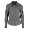 Women'S Poplin Shirt Long Sleeve in graphite