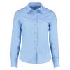Women'S Poplin Shirt Long Sleeve in light-blue