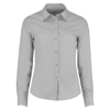 Women'S Poplin Shirt Long Sleeve in light-grey