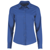 Women'S Poplin Shirt Long Sleeve in royal