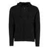 Klassic Hooded Zipped Jacket Superwash® 60° Long Sleeve in black