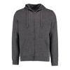 Klassic Hooded Zipped Jacket Superwash® 60° Long Sleeve in dark-grey-marl