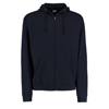 Klassic Hooded Zipped Jacket Superwash® 60° Long Sleeve in navy