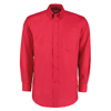 Workplace Oxford Shirt Long Sleeved in red