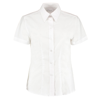 Women'S Workplace Oxford Blouse Short Sleeved in white