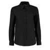 Women'S Workplace Oxford Blouse Long Sleeved in black
