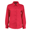 Women'S Workplace Oxford Blouse Long Sleeved in red